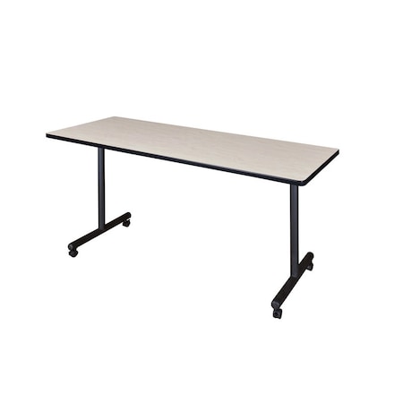 Kobe Rectangle Training Table, 66" W, 29" H, Laminate Top, Maple MKTRCC6624PL